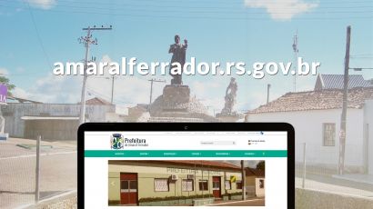 O novo portal da Prefeitura Municipal de Amaral Ferrador está de cara nova e já está no ar
