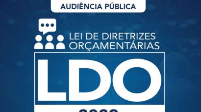 Calendário para audiência pública - LDO 2023